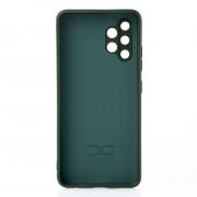 Силиконовый чехол SOFT Silicone Case для Samsung A32 4G (без лого) темно-зеленый