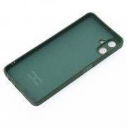 Силиконовый чехол SOFT Silicone Case для Samsung A06 (без лого) темно-зеленый