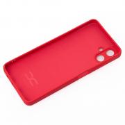 Силиконовый чехол SOFT Silicone Case для Samsung A06 (без лого) красный