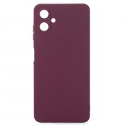 Силиконовый чехол SOFT Silicone Case для Samsung A06 (без лого) бордовый