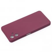 Силиконовый чехол SOFT Silicone Case для Samsung A06 (без лого) бордовый