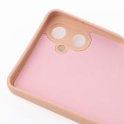 Силиконовый чехол SOFT Silicone Case для Samsung A06 (без лого) пудра
