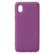 Силиконовый чехол SOFT Silicone Case для Samsung A01 Core/M01 Core (без лого) сиреневый
