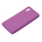 Силиконовый чехол SOFT Silicone Case для Samsung A01 Core/M01 Core (без лого) сиреневый