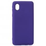 Силиконовый чехол SOFT Silicone Case для Samsung A01 Core/M01 Core (без лого) фиолетовый