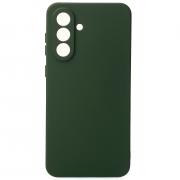 Силиконовый чехол SOFT Silicone Case для Samsung A56 (без лого) темно-зеленый