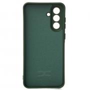 Силиконовый чехол SOFT Silicone Case для Samsung A56 (без лого) темно-зеленый