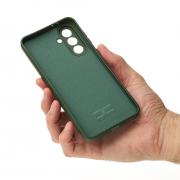 Силиконовый чехол SOFT Silicone Case для Samsung A56 (без лого) темно-зеленый