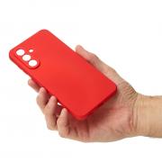 Силиконовый чехол SOFT Silicone Case для Samsung A56 (без лого) красный