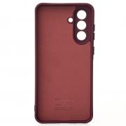 Силиконовый чехол SOFT Silicone Case для Samsung A56 (без лого) бордовый