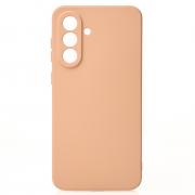 Силиконовый чехол SOFT Silicone Case для Samsung A56 (без лого) пудра