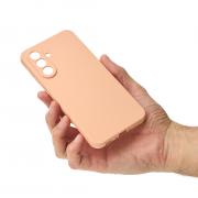 Силиконовый чехол SOFT Silicone Case для Samsung A56 (без лого) пудра