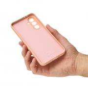 Силиконовый чехол SOFT Silicone Case для Samsung A56 (без лого) пудра