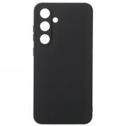 Силиконовый чехол SOFT Silicone Case для Samsung S24 FE (без лого) черный