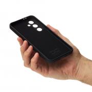Силиконовый чехол SOFT Silicone Case для Samsung S24 FE (без лого) черный