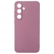 Силиконовый чехол SOFT Silicone Case для Samsung S24 FE (без лого) лаванда