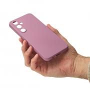 Силиконовый чехол SOFT Silicone Case для Samsung S24 FE (без лого) лаванда