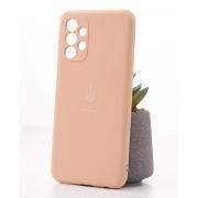 Силиконовый чехол SOFT Silicone Case для Samsung A13 4G (ТРИЗУБ) пудра