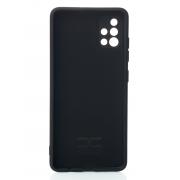 Силиконовый чехол SOFT Silicone Case для Samsung A51 (без лого) черный