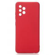 Силиконовый чехол SOFT Silicone Case для Samsung A32 4G (без лого) красный