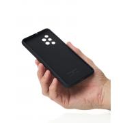 Силиконовый чехол SOFT Silicone Case для Samsung A32 4G (без лого) черный