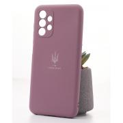 Силиконовый чехол SOFT Silicone Case для Samsung A13 4G (ТРИЗУБ) лаванда