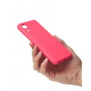 Силиконовый чехол SOFT Silicone Case для Samsung A03 Core (без лого) малиновый