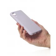 Силиконовый чехол SOFT Silicone Case для Samsung A03 Core (без лого) глициния
