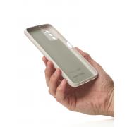 Силиконовый чехол SOFT Silicone Case для Samsung A03S (без лого) серый