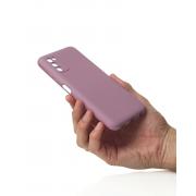 Силиконовый чехол SOFT Silicone Case для Samsung A03S (без лого) лаванда