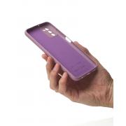 Силиконовый чехол SOFT Silicone Case для Samsung A03S (без лого) лаванда