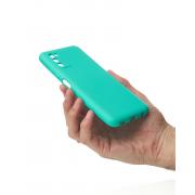 Силиконовый чехол SOFT Silicone Case для Samsung A03S (без лого) бирюза