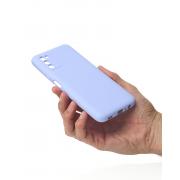 Силиконовый чехол SOFT Silicone Case для Samsung A03S (без лого) фиалковый