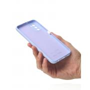 Силиконовый чехол SOFT Silicone Case для Samsung A03S (без лого) фиалковый