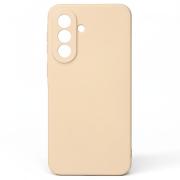 Силиконовый чехол SOFT Silicone Case для Samsung A37 (без лого) пудра