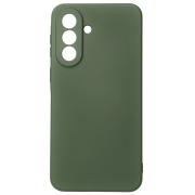 Силиконовый чехол SOFT Silicone Case для Samsung A37 (без лого) темно-зеленый