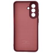 Силиконовый чехол SOFT Silicone Case для Samsung A37 (без лого) бордовый