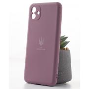 Силиконовый чехол SOFT Silicone Case для Samsung A04 (ТРИЗУБ) лаванда