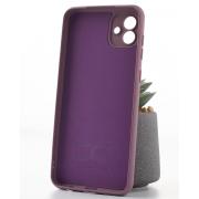 Силиконовый чехол SOFT Silicone Case для Samsung A04 (ТРИЗУБ) лаванда