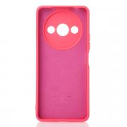 Силиконовый чехол SOFT Silicone Case для Xiaomi Redmi A3/ A3X/ Poco C61 (без лого) малиновый