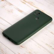 Силиконовый чехол SOFT Silicone Case для Xiaomi Redmi 10A (без лого) темно-зеленый