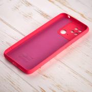 Силиконовый чехол SOFT Silicone Case для Xiaomi Redmi 10A (без лого) малиновый