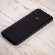 Силиконовый чехол SOFT Silicone Case для Xiaomi Redmi 10A (без лого) черный