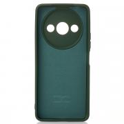 Силиконовый чехол SOFT Silicone Case для Xiaomi Redmi A3/ A3X/ Poco C61 (без лого) темно-зеленый