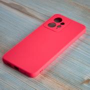 Силиконовый чехол SOFT Silicone Case для Xiaomi Redmi Note 12 4G (без лого) малиновый