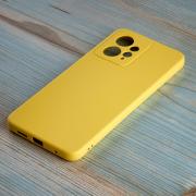 Силиконовый чехол SOFT Silicone Case для Xiaomi Redmi Note 12 4G (без лого) лимонный