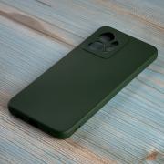 Силиконовый чехол SOFT Silicone Case для Xiaomi Redmi Note 12 4G (без лого) темно-зеленый