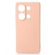 Силиконовый чехол SOFT Silicone Case для Xiaomi Redmi Note 13 Pro 4G (без лого) пудра