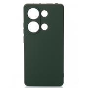 Силиконовый чехол SOFT Silicone Case для Xiaomi Redmi Note 13 Pro 4G (без лого) темно-зеленый