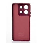 Силиконовый чехол SOFT Silicone Case для Xiaomi Redmi Note 13 4G (без лого) бордовый